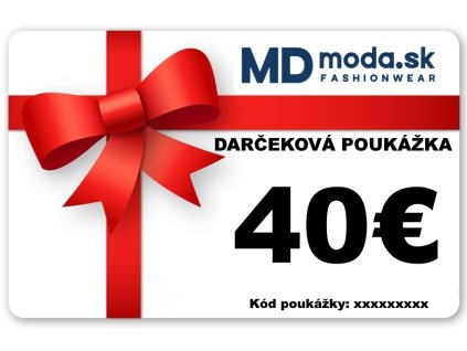 Poukážka 40€