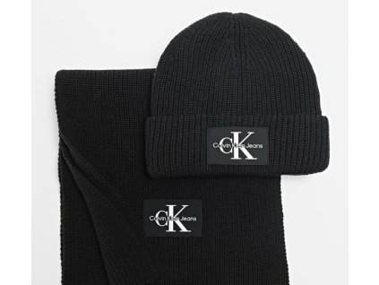 ČIAPKOVÝ SET CALVIN KLEIN ČIERNA