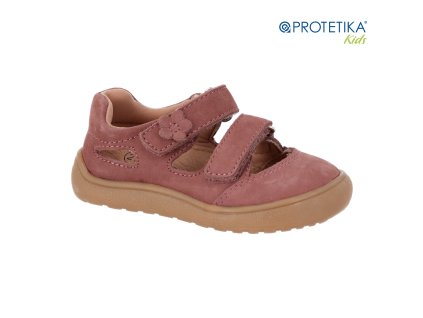 Protetika - barefoot polootvorené topánky NERY old pink