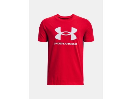 Tričko Under Armour UA SPORTSTYLE LOGO SS-RED