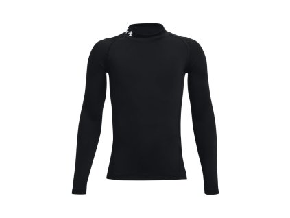 Tričko Under Armour UA HG Armour Mock LS-BLK