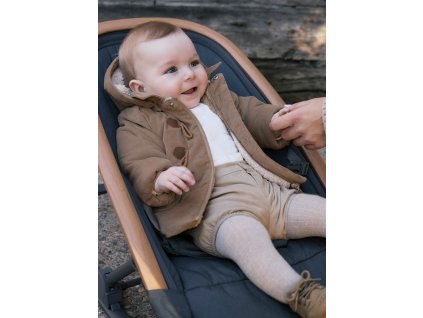 Menčestrový kabát s kožušinkou Mayoral - 1502411062