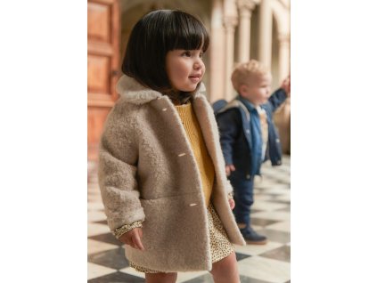 Huňatý kabát s golierom Mayoral - 1502432073