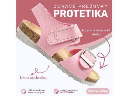 Protetika - sandále ORS T 97 vzor 31 ružová