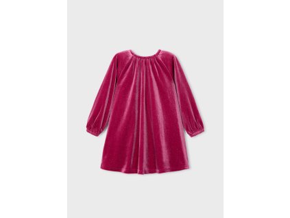 Trblietavé zamatové šaty s mašľou vzadu Mayoral - 1504923044