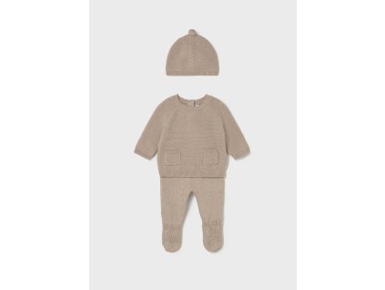 Pletený dupačkový set s čiapkou Mayoral - 1502564013