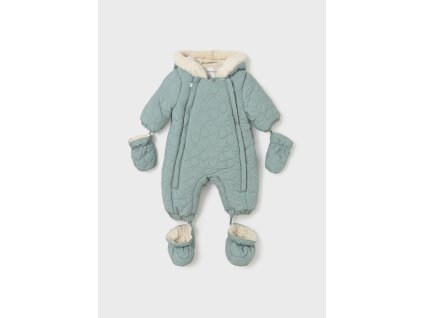 Overal zimný zateplený kožušinkou a  rukavice, papučky Mayoral - 1502615058