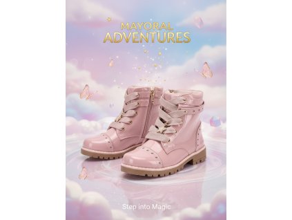 Vysoké lakované topánky Mayoral - 1546566049