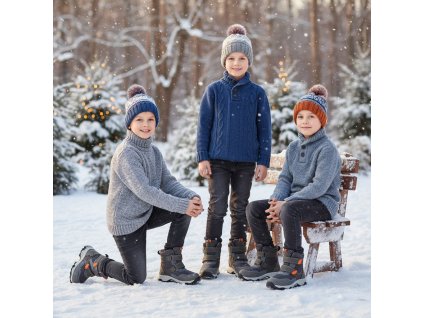 Protetika - zimné topánky s membránou PRO-TEX REDIK grey TOP AKCIA!