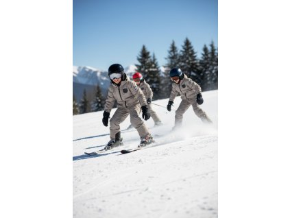 Lyžiarska bunda SPACE SuperRebel - SIVO-HNEDA TOP AKCIA!