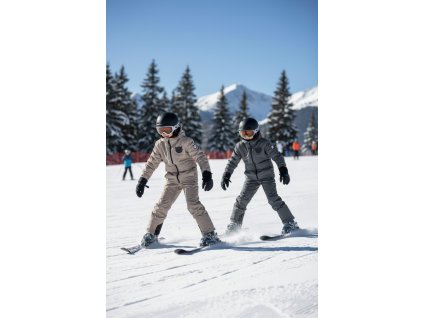 Lyžiarske nohavice SPEED SuperRebel - SIVO-HNEDÁ TOP AKCIA!