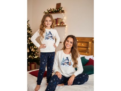Dievčenské pyžamo Snowy day 977 a 978 189 - CORNETTE