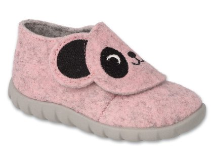 Zateplené papučky BEFADO FLEXI 620P018 - ružová