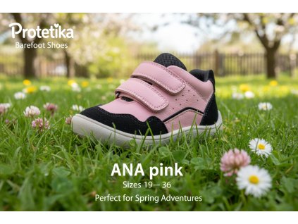 Protetika - barefoot topánky ANA pink