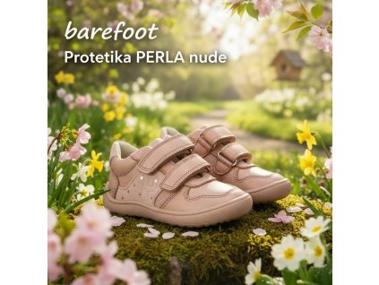 Protetika - barefoot topánky PERLA nude