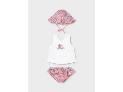 Plavkový set - blúzka, nohavičky a klobúk Mayoral - 2601636038