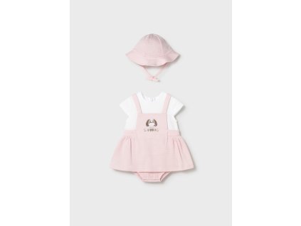 Sukňa s trakmi, tričko a klobúk Mayoral - 2601631047