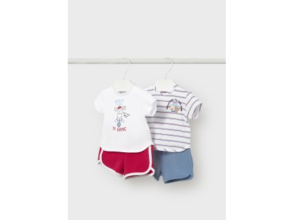 Set - 2 ks tričko a 2 ks kraťasy Mayoral - 2601627076