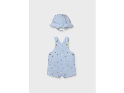 Set - kraťasový overal a klobúk Mayoral - 2601611015