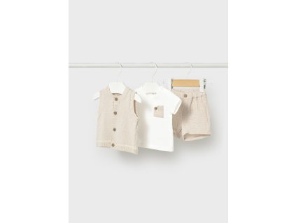 Set - košeľa, vesta a kraťasy Mayoral - 2601279002