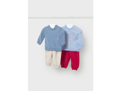 Pletený set - 2 ks tričko a 2 ks kraťasy Mayoral - 2601628062