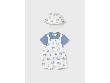 Kraťasový overal a klbúk Mayoral - 2601624054