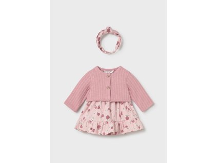 Set - šaty, svetrík a čelenka Mayoral - 2601821003