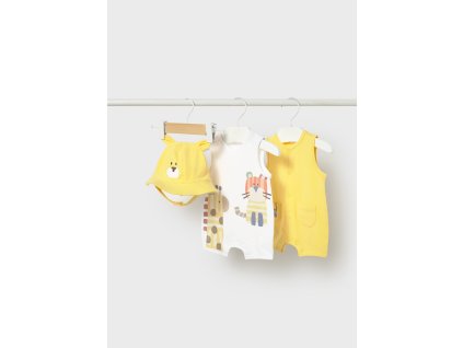 Set - 2 ks kraťasový overal a klobúk Mayoral - 2601616072