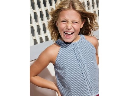 Džínsový pruhovaný top Mayoral - 2606025054