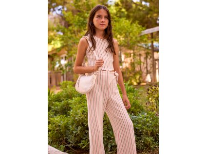 Set - pruhované nohavice a top Mayoral - 2606560026