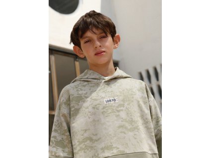 Mikina s kapucňou a zipsami Mayoral - 2606411056