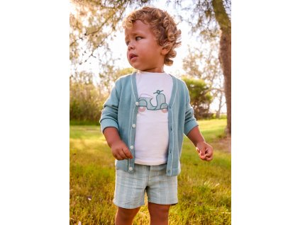 Set - tričko s potlačou a kraťasy Mayoral - 2601227097