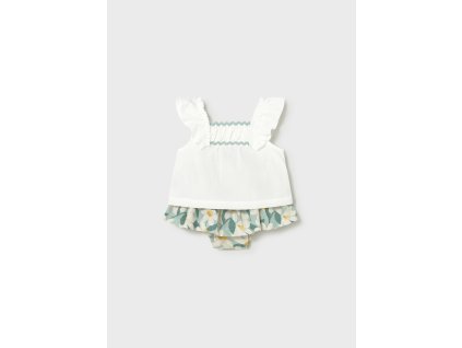 Vzorovaný set - blúzka a sukňa s nohavičkami Mayoral - 2601932073