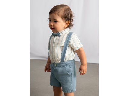 Spoločenský set - kraťasy na traky, košeľa a motýlik Mayoral - 2601226062