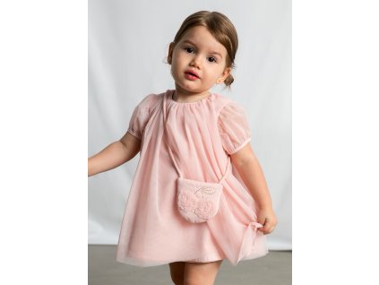 Tylové šaty s kabelkou Mayoral - 2601917046