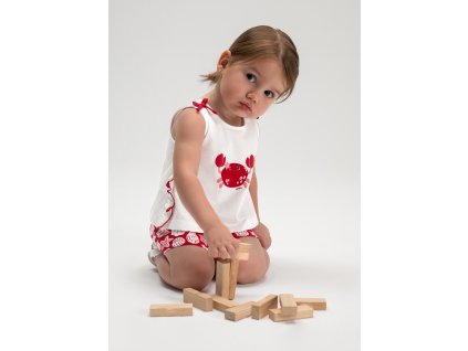 Vzorovaný set - blúzka a kraťasy Mayoral - 2601210065