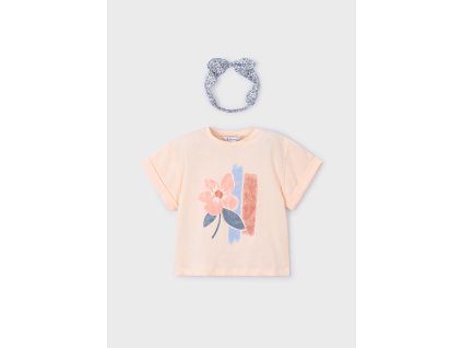 Tričko s potlačou a čelenka Mayoral - 2603010096