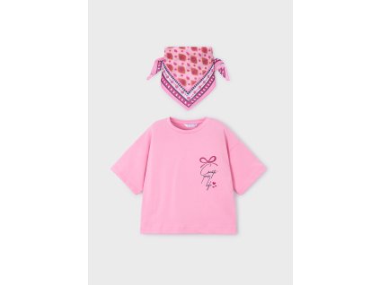 Tričko s potlačou a šatkou Mayoral - 2603009090