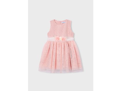 Tylové šaty s výšivkou Mayoral - 2603919043