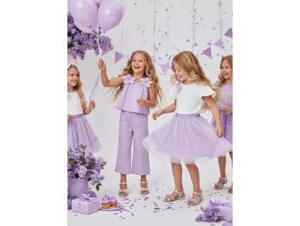 Set - tričko s 3D kvetmi a tylová sukňa Mayoral - 2603946081