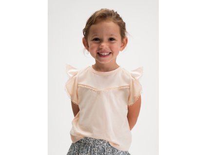 Tričko s čipkovaným lemom Mayoral - 2603008071