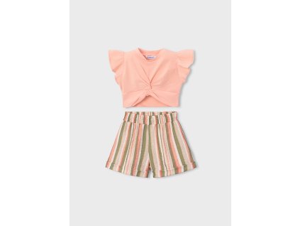 Súprava šortiek s pruhmi a top Mayoral - 2603227069