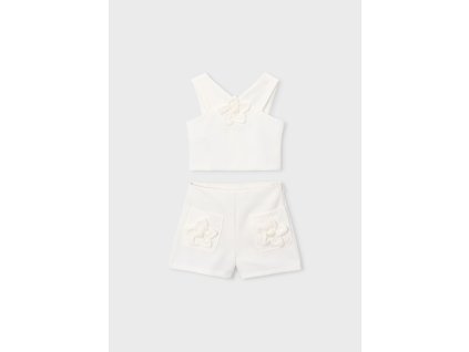 Krepový set - top a kraťasy Mayoral - 2603948097