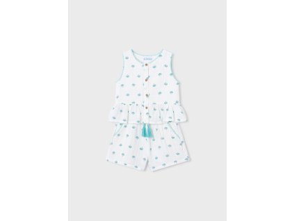 Vzorovaný set - blúzka a kraťasy Mayoral - 2603229072