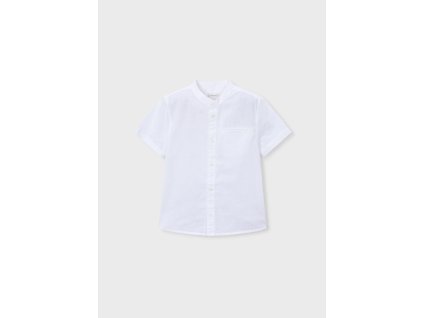 Ľanová košeľa s mao golierom Mayoral - 2603113017