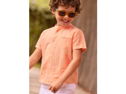 Ľanová košeľa s mao golierom Mayoral - 2603113016