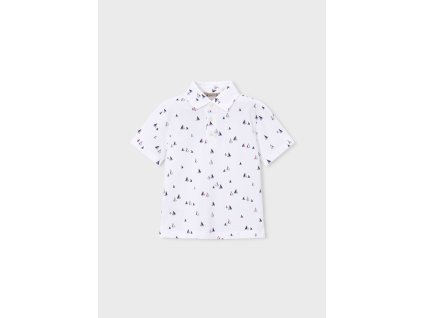 Vzorované polo tričko Mayoral - 2603101024