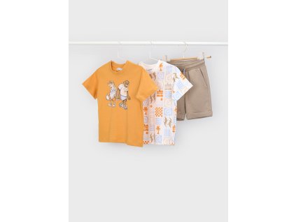 Set - 2 ks tričko s potlačou a kraťasy Mayoral - 2603609057