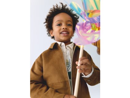 Semišová bunda na zips Mayoral - 2603438075