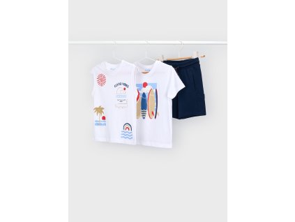 Set - tričko s potlačou a kraťasy Mayoral - 2603603030